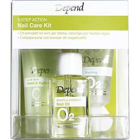 Depend O2 3-Step Action Nail Care Kit 5ml