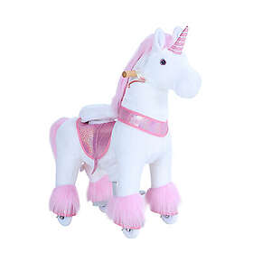 PonyCycle Pink Unicorn med broms stor