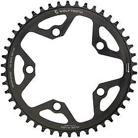 Wolf Tooth 5b 110 Bcd Chainring Silver 46t