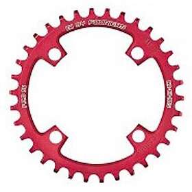 Fouriers E1 Symmetric 96 Bcd Chainring Silver 34t