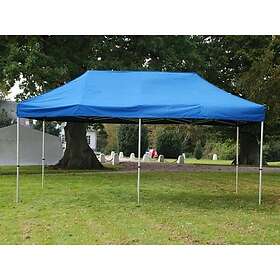 Dancover Snabbtält Depåtält Easy-up tält Eventtält Partytält FleXtents PRO 3x6m Blå