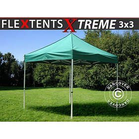 Dancover Snabbtält Depåtält Easy-up tält Eventtält Partytält FleXtents Xtreme 50 3x3m Grön