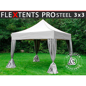 Dancover Snabbtält Depåtält Easy-up tält Eventtält Partytält FleXtents PRO Steel