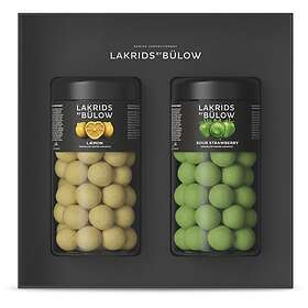 Lakrids by Bülow Summer Black Box Regular/Regular Læmon & Sour Strawberry 590g