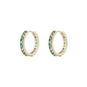 Snö Of Sweden Ellie Stone Ring Earring Gold/Mix