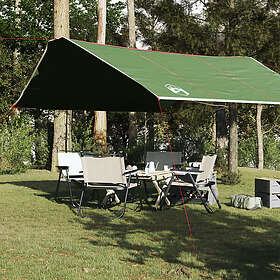 vidaXL Tarp grön 420x440 cm vattentät 94676