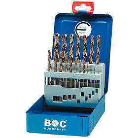 Bohrcraft Borrsats för metall BC11401310019; HSS-E; 1-10 mm; 19 st.