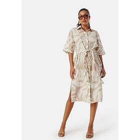 Palm print shirt dress online