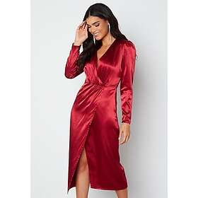 Chiara Forthi Lucie Satin Draped Dress