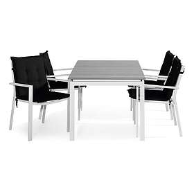 Comfort Garden Matgrupp Tunis 152-210x90 Aintwood med 4 Stapelstolar 708909C