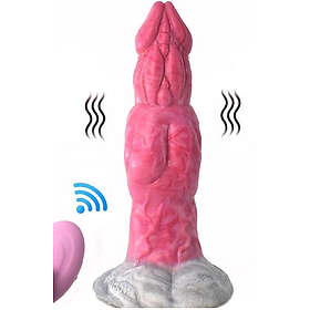Pink Alien Monster Dildo Viby Fuzzy 22,5 cm