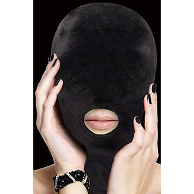 Velvet & Velcro Mask With Mouth Opening