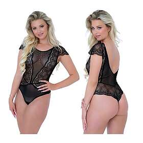 Daring Intimates Heart Lace and Mesh Teddy