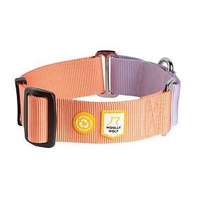 Woolly Wolf Color Block Hundhalsband Halvstryp Rosa (S)