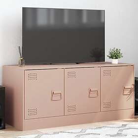 vidaXL TV-skåp rosa 99x39x44 cm stål 841644