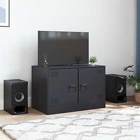 vidaXL TV-skåp svart 67x39x44 cm stål 841631