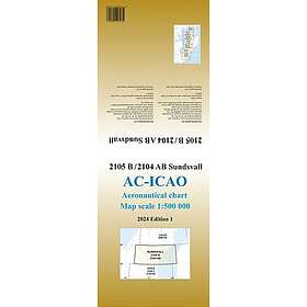 : ACICAO 2105B/2104AB Sundsvall 2024 Skala 1:500 000