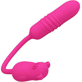 Pretty Love Love Pink Silicone Vibrating Bullet