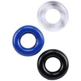 Chisa Novelties Get Lock Donut Penisringar 3-pack