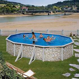 Planet Pool set i stenimitation Oval KIT 500PC