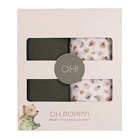Oh, Poppy! Holly Muslinfilt Fresh 2-pack