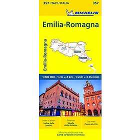 Emilia Romagna Michelin Local Map 357