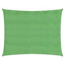 vidaXL Solseil HDPE rektangulær 2x3 m lys grønn 311282