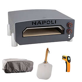 Napoli Pizzaugn 13” Elektrisk Med Spade & Termometer