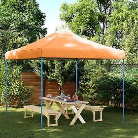 vidaXL Pop-Up hopfällbart partytält 292x292x315 cm orange 4004915