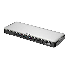 Deltaco USB-C Dockningsstation 15 Portar