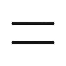 Nordhem Handdukstork Vinga EL MATTSVART 2ST 450MM 20W VASE45M-2