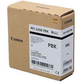 Canon PFI-3300PBK (Svart)
