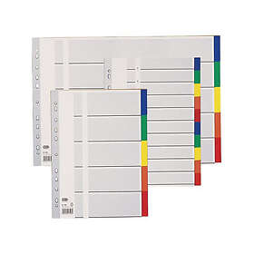Elba Plastregister A4 1-31 olika färger