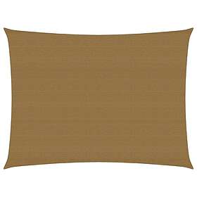 vidaXL Solsegel 160g/m² taupe 5x6 m HDPE 311411