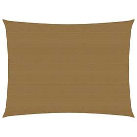 vidaXL Solsegel 160g/m² taupe 2,5x4 m HDPE 311399