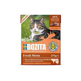 Bozita Feline Sterilised Tetra Bitar i gelé Kyckl/Nötkött 6x370g