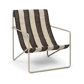 Ferm Living Desert lounge chair Cashmere, off-white, chocolate