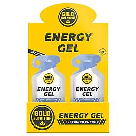 Gold Nutrition 40g Strawberry & Lime Energy Gels Box 16 Units