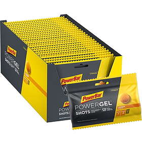 PowerBar Powergel Shot 60g 24 Units Orange Energy Gels Box 