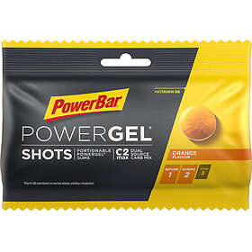 PowerBar PowerGel Shots Orange, m/Vitamin B6, 60 gram