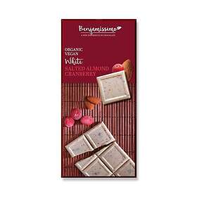 Benjamissimo Choklad Vit Salt Mandel & Tranbär 70g
