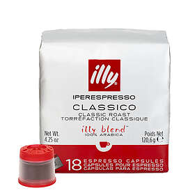 Illy Classico till illy iperEspresso 18 kapslar