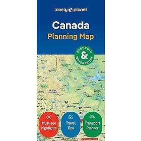 Lonely Planet Canada Planning Map
