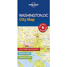 Lonely Planet Washington DC City Map