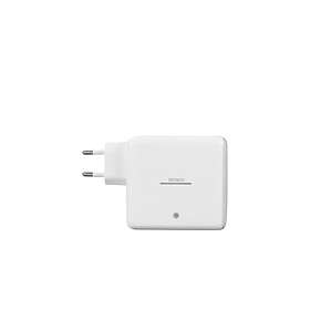 Deltaco USB-C wall charger, built-in power bank, 9600 mAh, 2x PB-Q1004