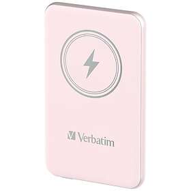 Verbatim Charge´n´Go Magnetic Wireless Power Bank 5000 Pink 32243