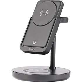 Deltaco 3-in-1 QI Wireless Charger QI-1045