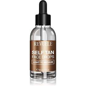 Revuele Paradise Bronze Self Tan Face Drops Light To Medium 30ml