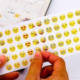 24.se Emoji Klistermärken 660st stickers