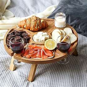 24.se Portabelt picknickbord i trä